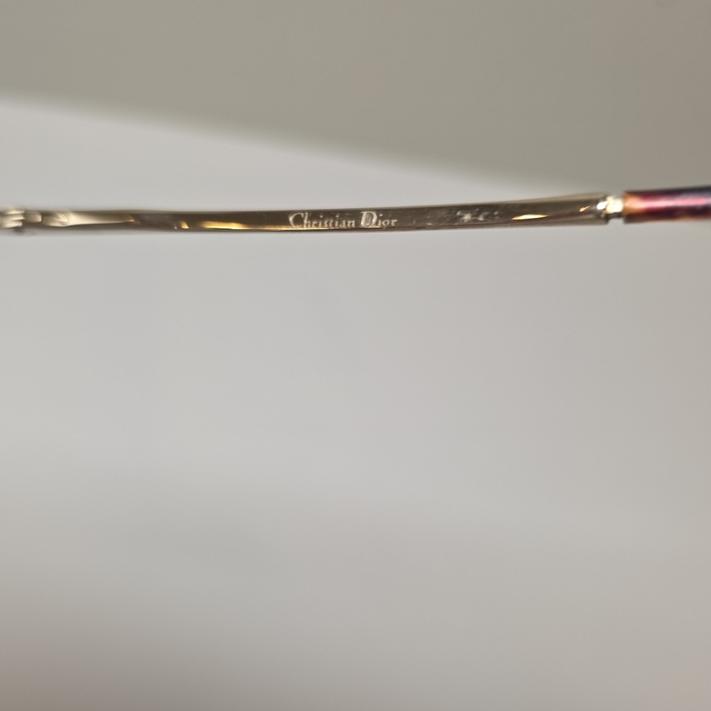 Authentic Christian Dior 4511 Gold Metal Tortoiseshell Eyeglass Frames 40A-135 - Picture 4 of 7